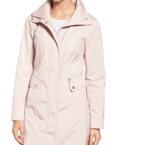 Cole Haan Longline Packable Raincoat - Picture 2 of 12